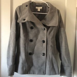 Grey Pea Coat